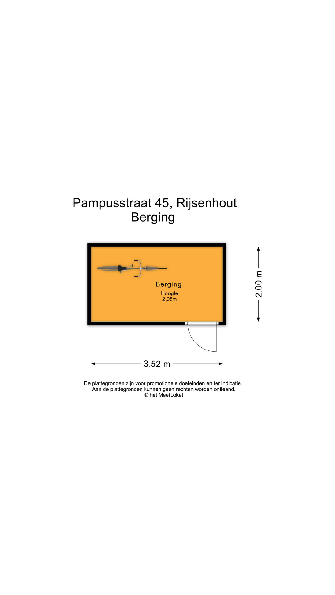Pampusstraat 45 , 1435 LH Rijsenhout map