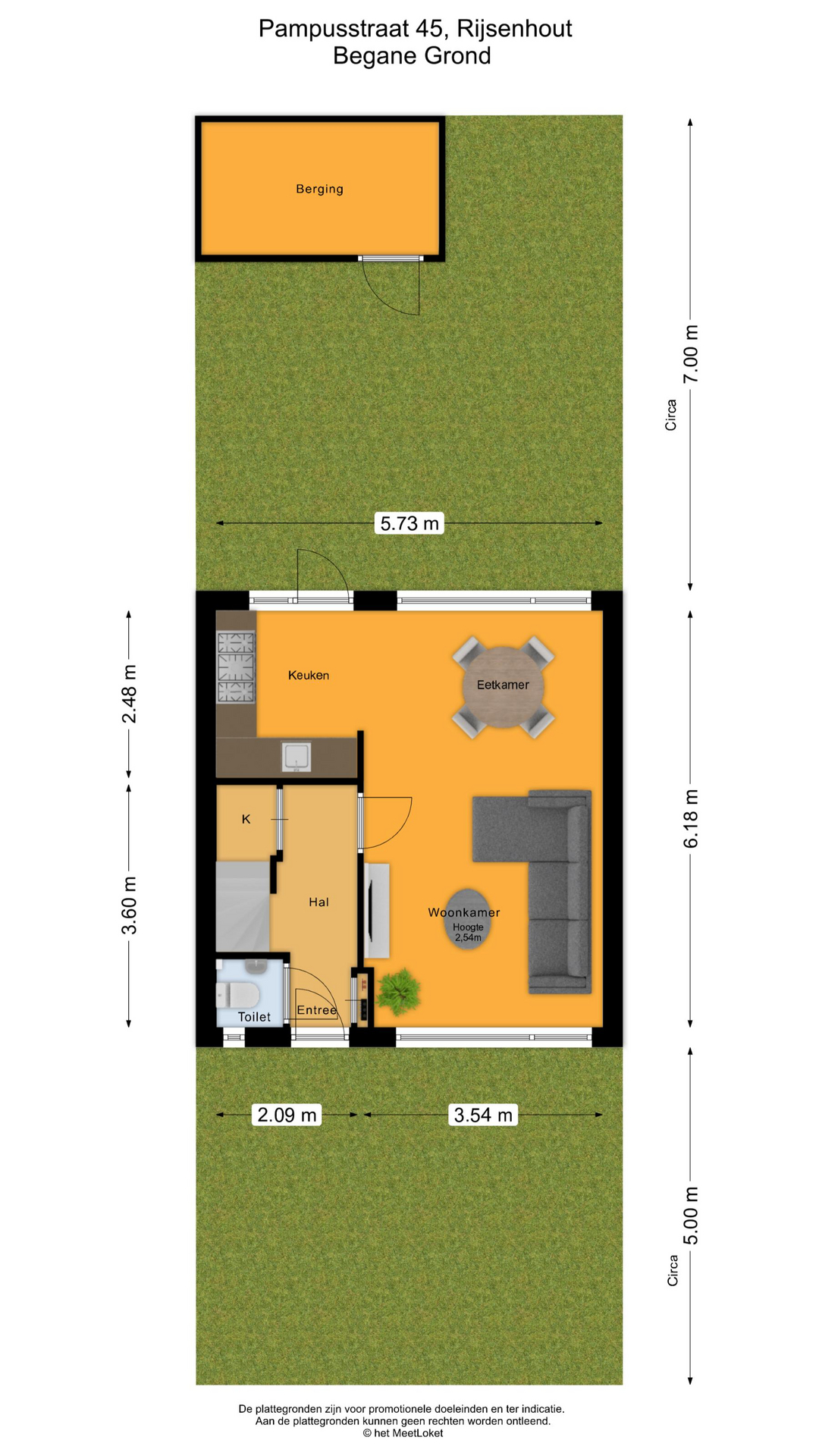 Pampusstraat 45 , 1435 LH Rijsenhout map
